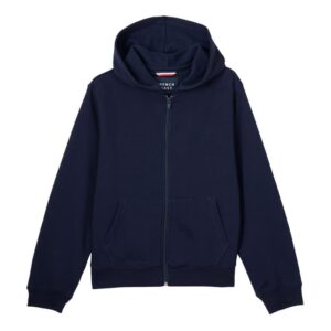 Full Zip Fleece Hoodie French Toast 1604