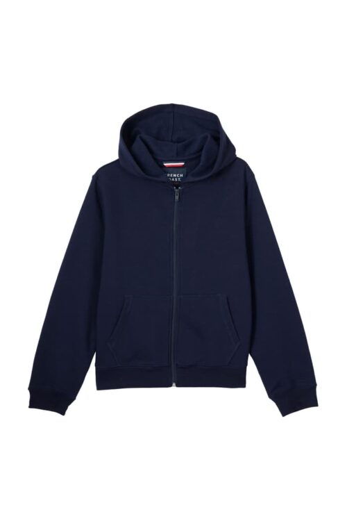 Full Zip Fleece Hoodie French Toast 1604