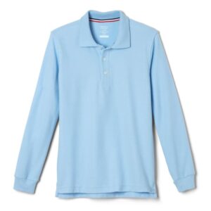 Long Sleeve Pique Polo French Toast 1009