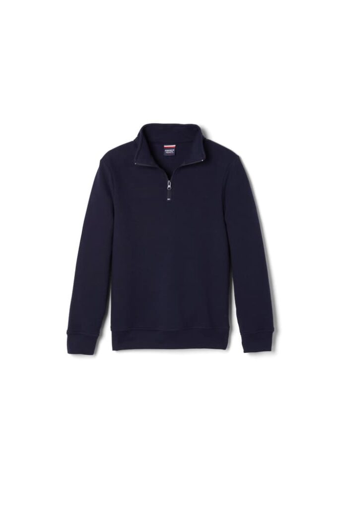 Quarter Zip Fleece SweatShirt French Toast 9675